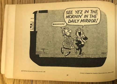 HAPPY DAYS with ANDY CAPP Drawings by SMYTHE A DAILY MIRROR BOOK 96 Page FLO 3 shillings