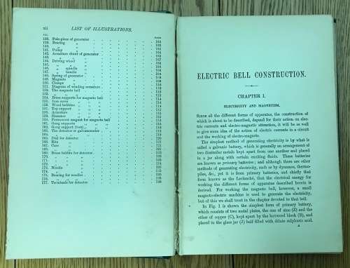 ELECTRIC BELL CONSTRUCTION F.C. ALLSOP 1900 TREATISE ON ELECTRIC BELLS INDICATORS Etc. 2nd Edition