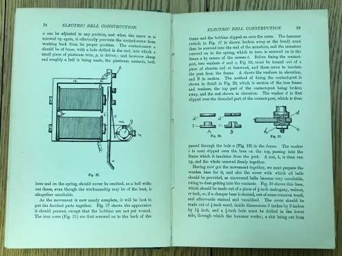 ELECTRIC BELL CONSTRUCTION F.C. ALLSOP 1900 TREATISE ON ELECTRIC BELLS INDICATORS Etc. 2nd Edition