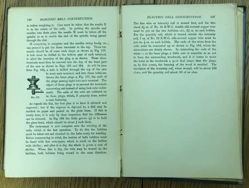 ELECTRIC BELL CONSTRUCTION F.C. ALLSOP 1900 TREATISE ON ELECTRIC BELLS INDICATORS Etc. 2nd Edition