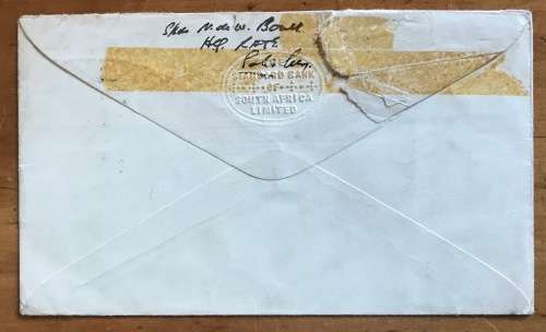 SOUTHERN RHODESIA ON ACTIVE SERVICE LETTER WWII 1941 to SOUTH AFRICA c/o KODAK HOUSE JOHANNESBURG.