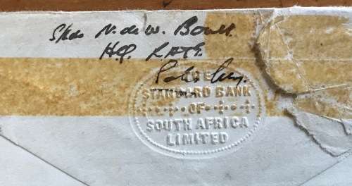 SOUTHERN RHODESIA ON ACTIVE SERVICE LETTER WWII 1941 to SOUTH AFRICA c/o KODAK HOUSE JOHANNESBURG.