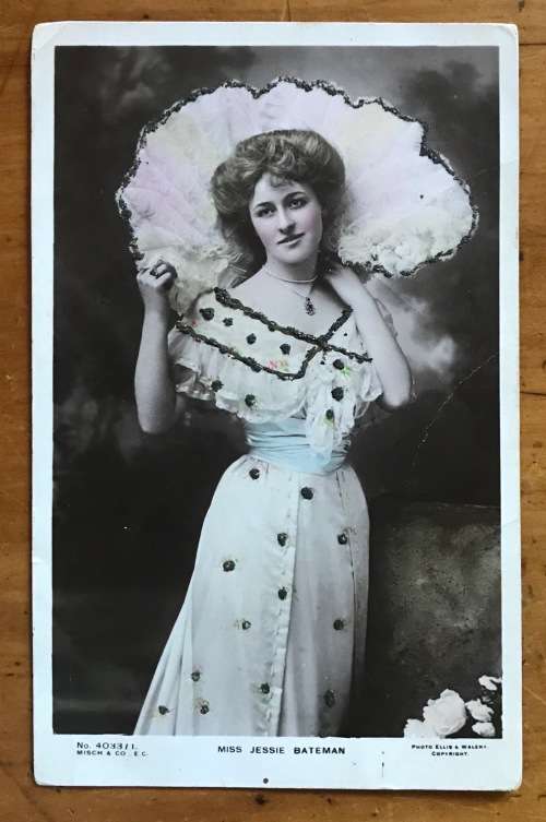 POSTCARD POST CARD MISS JESSIE BATEMEN MISCH and CO`s Glosso-graphs series German South West Africa