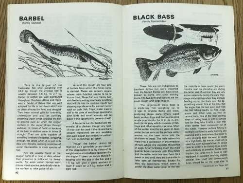 SOUTH AFRICAN and ZIMBABWIAN FRESHWATER FISHING GUIDE 11th EDITION LEN JONES BOOKLET BAIT TACKLE