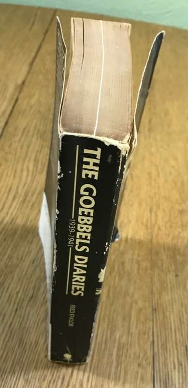 THE GOEBBELS DIARIES 1939-41 THE HISTORIC JOURNAL of a NAZI WAR LEADER EDITED by FRED TAYLOR 1983