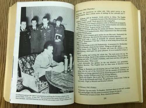 THE GOEBBELS DIARIES 1939-41 THE HISTORIC JOURNAL of a NAZI WAR LEADER EDITED by FRED TAYLOR 1983
