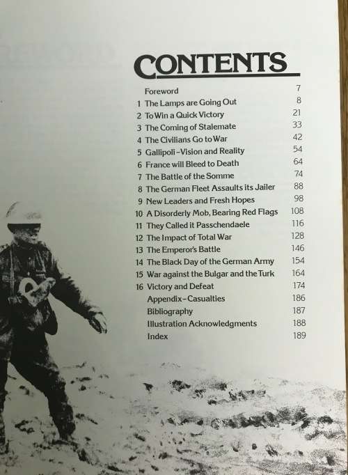 THE GREAT WAR CORRELLI BARNETT 1979 1st WORLD WAR 1914 - 1918 WWI WW1 SOLDIERS