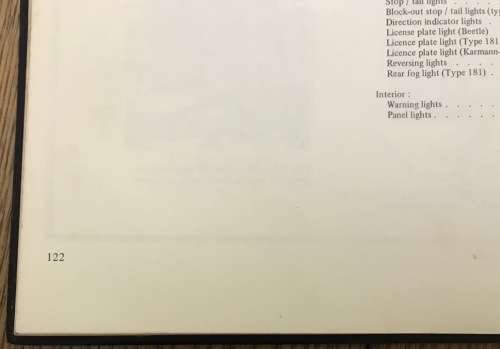 VW BEETLE WORKSHOP MANUAL 157 from 1968 INTEREUROPE 1200,1300,1500,1302,1600US Special,Karmann-Ghia