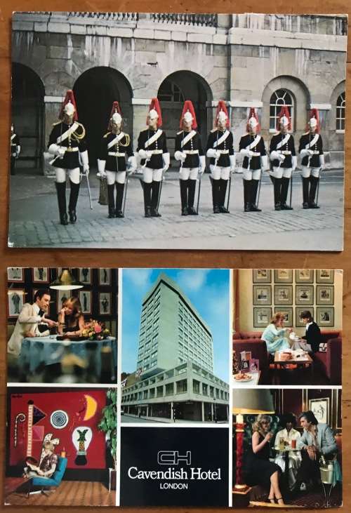 POST CARDS x 10 POSTCARDS ENGLAND LONDON BUCKINGHAM PALACE PICADILLY CIRCUS UNDERGROUND CAVALRY