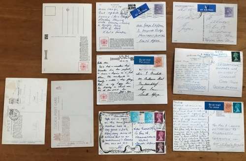 POST CARDS x 9 POSTCARDS ENGLAND LONDON TOWER BRIDGE ST PAULS CATHEDRAL BIG BEN CARNABY STREET