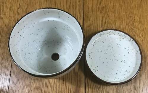 CERAMIC PLANTER with TRAY MADE in JAPAN PLANTS and FLOWERS !!!!!!!STUNNING!!!!!!!