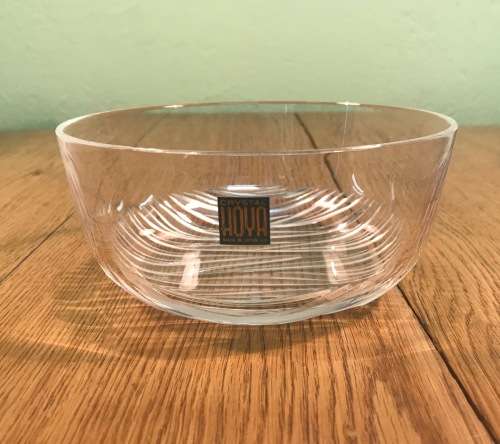 6 MAGNIFICENT CRYSTAL DESIGNER BOWLS - HOYA CRYSTAL TOKYO JAPAN - Boxed - Mint Condition!!!