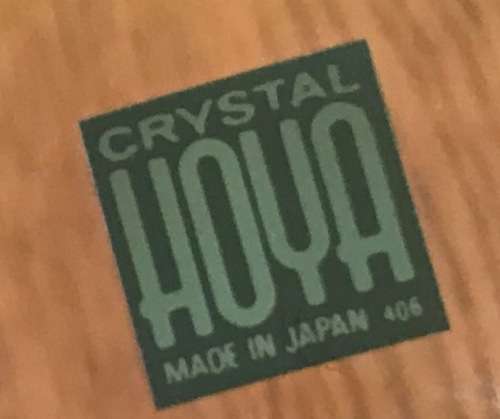 6 MAGNIFICENT CRYSTAL DESIGNER BOWLS - HOYA CRYSTAL TOKYO JAPAN - Boxed - Mint Condition!!!
