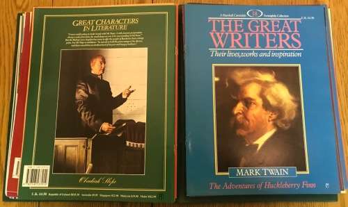 THE GREAT WRITERS SELECTION of MAGAZINES MARSHALL CAVENDISH COLLECTION 1 - 24 (21 Missing) + FOLDER