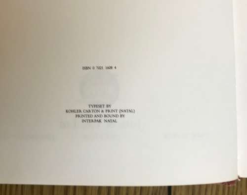 IN DANGER FOR THEIR TALENTS A Study of Appellate Division of Supreme Court of South Africa 1950-80