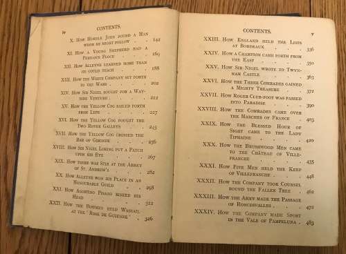 THE WHITE COMPANY - Sir ARTHUR CONAN DOYLE c. 1926 Please read description.....