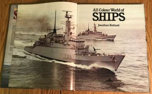ALL COLOUR WORLD of SHIPS - JONATHAN RUTLAND - OCTOPUS BOOKS - 1978 1st Edition