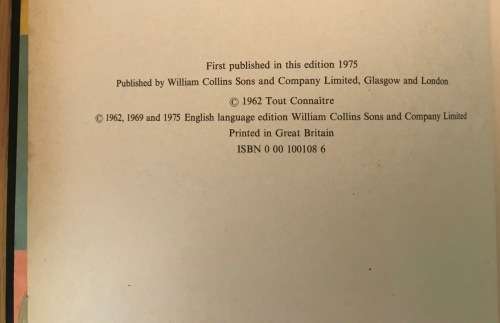 LIVING WORLD ENCYCLOPEDIAS HISTORY Text by GARETH H. BROWNING COLLINS 1975 125 Pages.