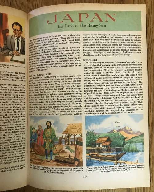 LIVING WORLD ENCYCLOPEDIAS HISTORY Text by GARETH H. BROWNING COLLINS 1975 125 Pages.
