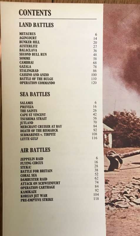BATTLE A HISTORY of CONFLICT on LAND, SEA and AIR - REVIE, FOSTER and GRAHAM 1974 MARSHALL CAVENDISH