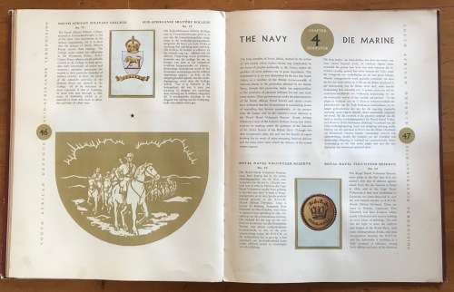 SOUTH AFRICAN DEFENCE SUID-AFRKAANSE VERDEDIGING Cigarette Cards Album Book UNITED TOBACCO SOLDIERS