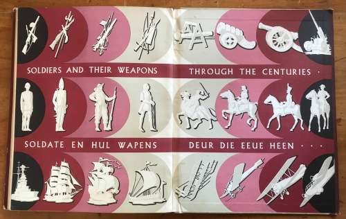 SOUTH AFRICAN DEFENCE SUID-AFRKAANSE VERDEDIGING Cigarette Cards Album Book UNITED TOBACCO SOLDIERS