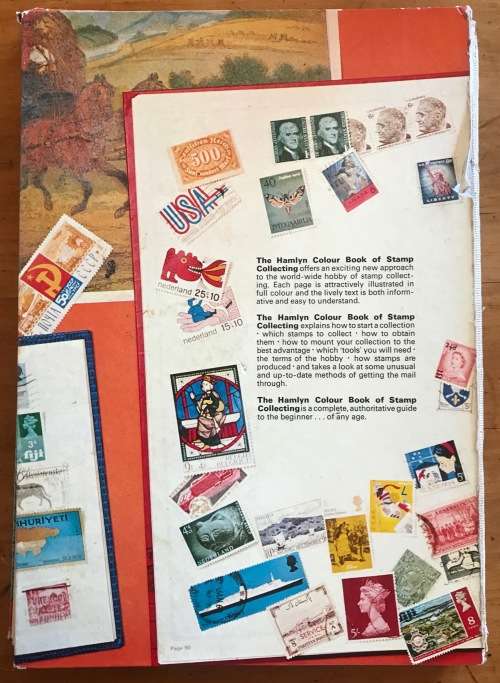 THE HAMLYN COLOUR BOOK of STAMP COLLECTING ANGUS P. ALLAN 1972 1st Edition