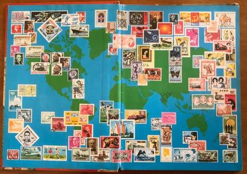THE HAMLYN COLOUR BOOK of STAMP COLLECTING ANGUS P. ALLAN 1972 1st Edition