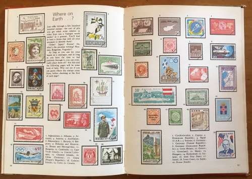 THE HAMLYN COLOUR BOOK of STAMP COLLECTING ANGUS P. ALLAN 1972 1st Edition