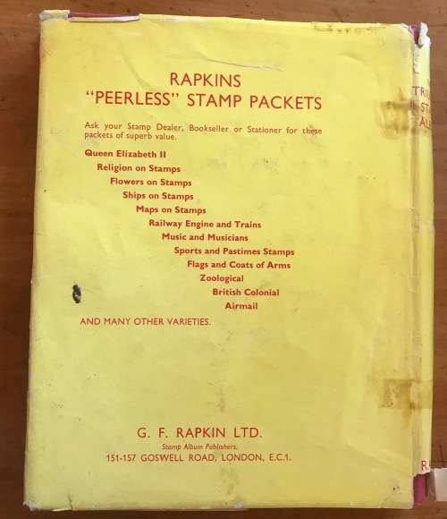 TRIUMPH STAMP ALBUM 21st EDITION G.F. RAPKIN LTD PEERLESS SERIES