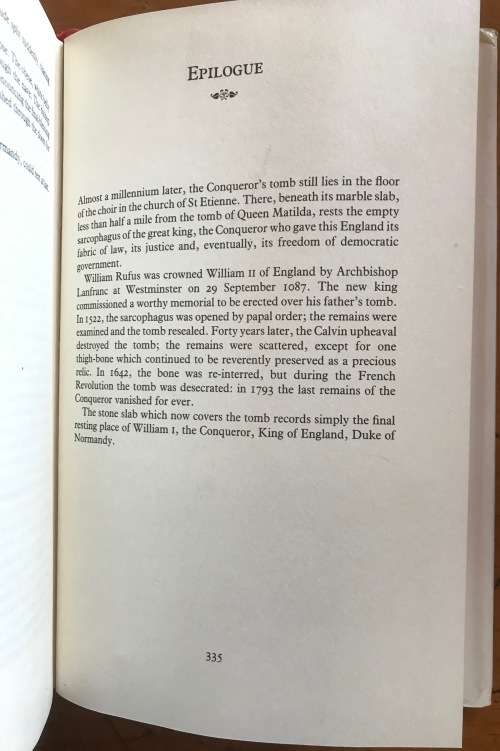 WILLIAM THE CONQUEROR JOHN WINGATE 1983 1st Edition Weidenfeld BOOK