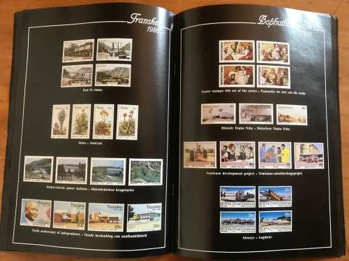POSTAGE STAMP PROGRAMME for 1986 RSA SWA TRANSKEI VENDA CISKEI BOPHUTHATSWANA COLOUR BROCHURE