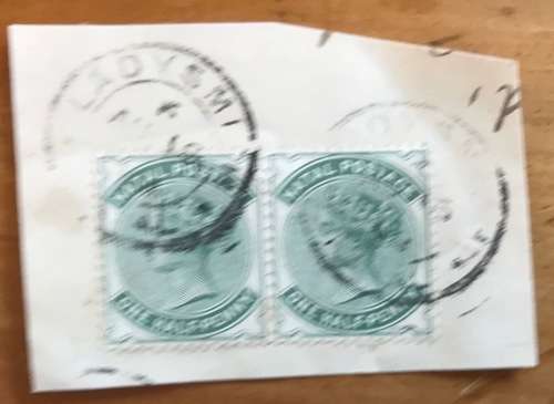 NATAL POSTMARKS x 12 1899 - 1906 BERGVILLE DUNDEE ESTCOURT LADYSMITH MOOI RIVER ROSETTA UMZINTO