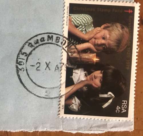 RSA 3 x Letters - Transkei used in SA - Coil Proteas, Timber, Buildings, Christmas Stamp Fund.