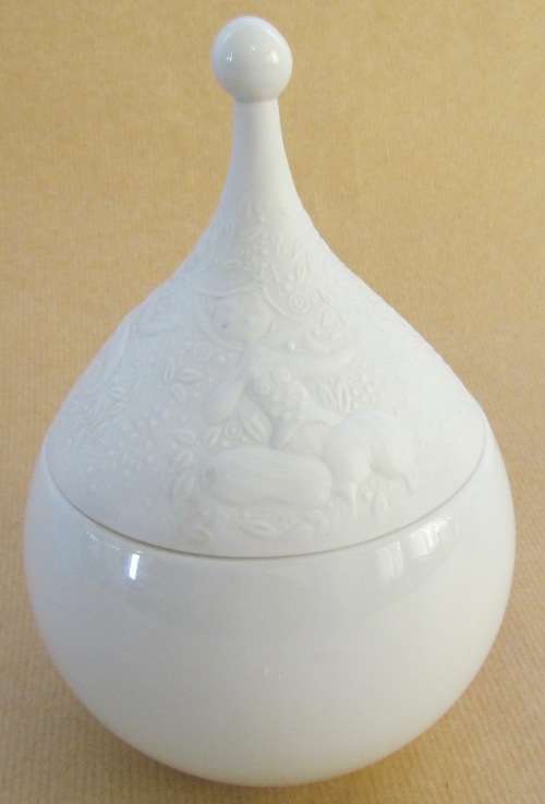 ROSENTHAL Bjorn Wiinblad Mozart Magic Flute WHITE Sarastro TUREEN & LID BON BON DISH GERMANY