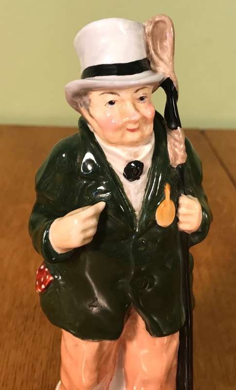 COAPLORT Mr. `CABBY` FIGURINE ENGLAND PORCELAIN