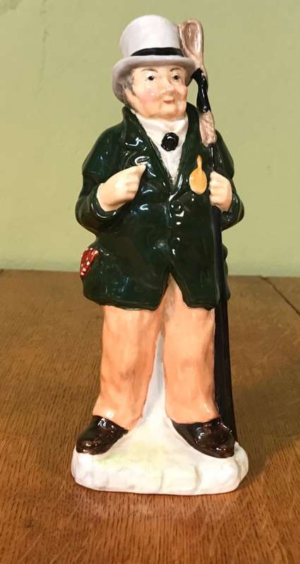 COAPLORT Mr. `CABBY` FIGURINE ENGLAND PORCELAIN