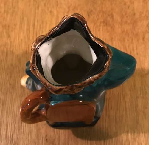 BURLEIGH WARE TOBY JUG `Mr. PECKSNIFF` ENGLAND PORCELAIN 1940`s