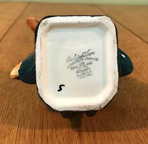 BURLEIGH WARE TOBY JUG `Mr. PECKSNIFF` ENGLAND PORCELAIN 1940`s