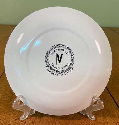 LOCH LOMOND PLATE VISTAPRINT LTD Made in Britain - Finest Quality Earthenware SCOTLAND ENGLAND