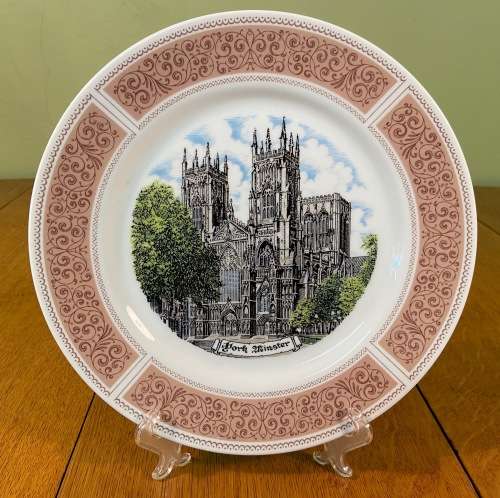 GOODLIFFE NEALE ALCESTER ENGLAND PLATE FINE CHINA `YORK MINSTER`