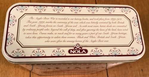 OUMA RUSKS TIN 1Kg `COMMEMORATIVE EDITION` Salutes the women of the Anglo-Boer War 1899 - 1902.
