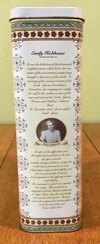 OUMA RUSKS TIN 1Kg `COMMEMORATIVE EDITION` Salutes the women of the Anglo-Boer War 1899 - 1902.