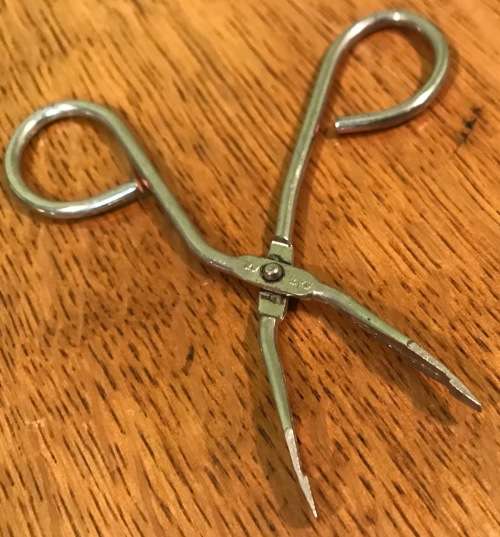 MANICURE SCISSORS & FLAT END SCISSORS (Eleanor Bono) - USED as per images.