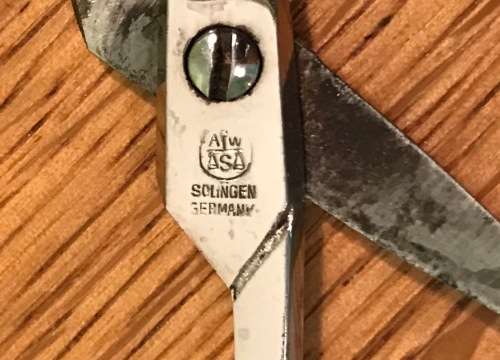 MANICURE SCISSORS & FLAT END SCISSORS (Eleanor Bono) - USED as per images.