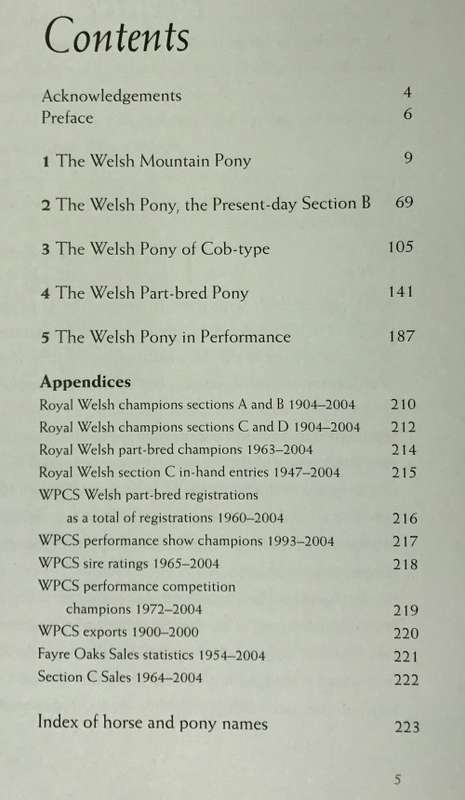 THE WELSH PONY WYNNE DAVIES 1st EDITION 2006 GREAT BRITAIN HARDCOVER