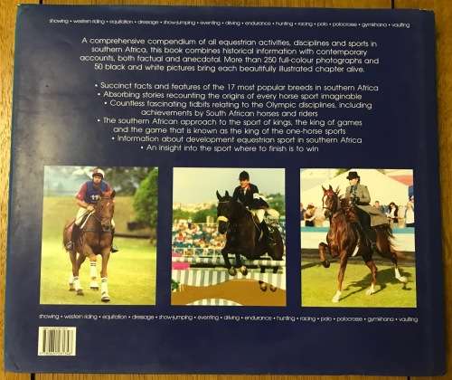 THE SPORTING HORSE in SOUTHERN AFRICA - PENNY SWIFT JANEK SZYMANOWSKI - 2001 1st EDITION - BoE BANK