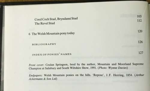 THE WELSH MOUNTAIN PONY - WYNNE DAVIES - 1st Edition 1993.