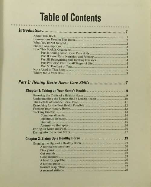 HORSE HEALTH & NUTRITION for DUMMIES AUDREY PAVAI KATE GENTRY-RUNNING SOFTCOVER