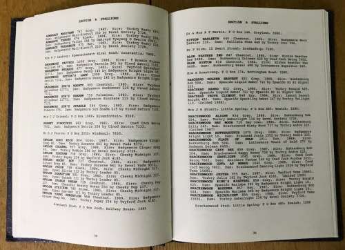 THE SOUTH AFRICAN WELSH PONY & COB STUD BOOK VOL 2 1991 MARES STALLIONS GELDINGS 1983-90 & 1950-90.
